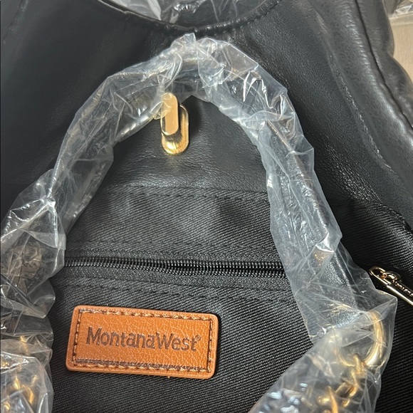 Montana West Black Quilted Shoulder Bag - Picture 2 of 3